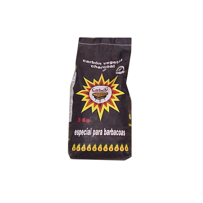 CARBON  VEGETAL CARBOSI BOLSA/3 KG
