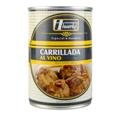 CARRILLADA  AL VINO PROVE/HUERTAS LATA 380 GR