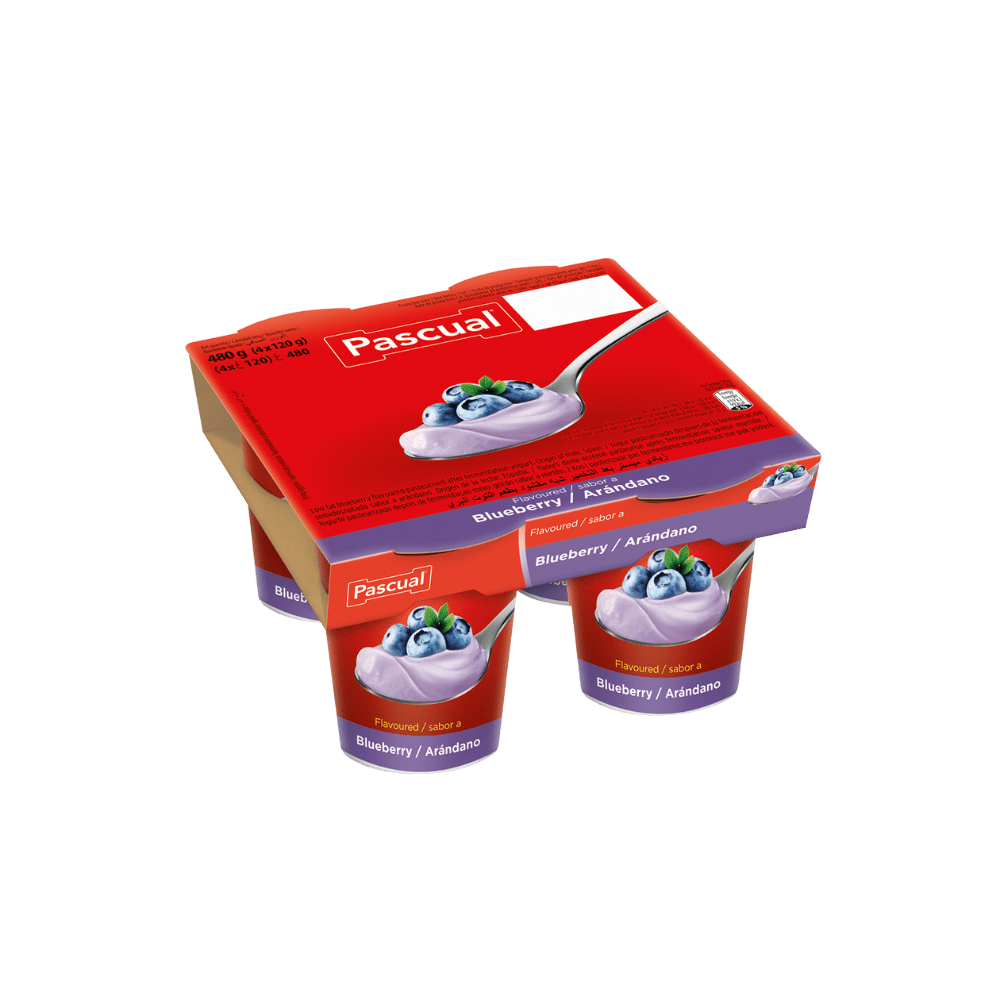 YOGUR PASCUAL SABOR ARANDANO PACK-4 UD