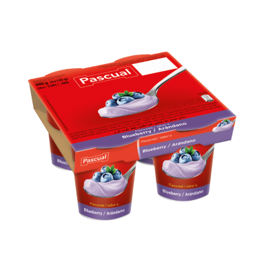 YOGUR PASCUAL SABOR ARANDANO PACK-4 UD