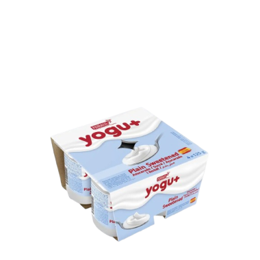 YOGUR FEIRACO YOGU+ NATURAL AZUCARADO PACK-4 UD