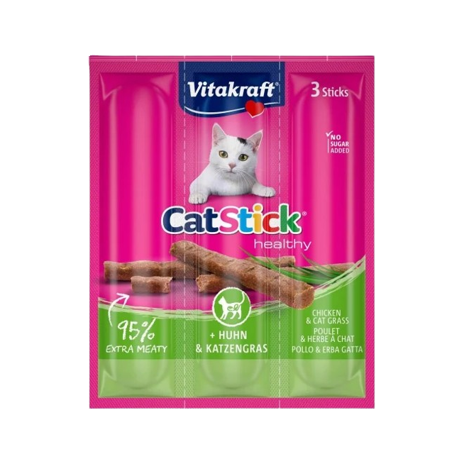 VITAKRAFT SNACK GATOS STICK MINI POLLO B/3UD