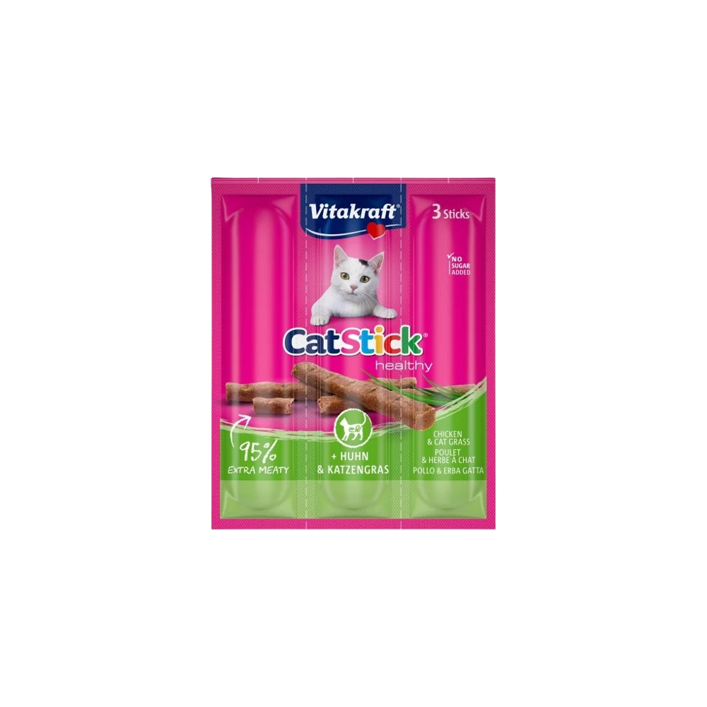 VITAKRAFT SNACK GATOS STICK MINI POLLO B/3UD