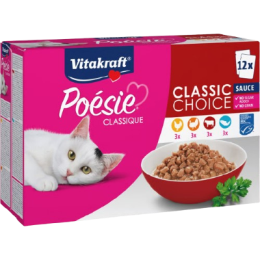 VITAKRAFT SNACK GATO POESIE MULTIPACK PESCAD X12UD