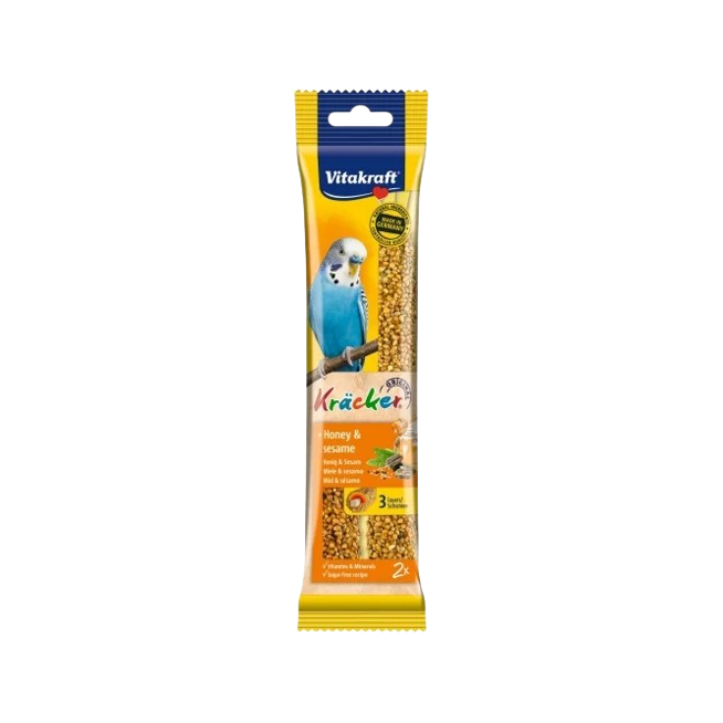 VITAKRAFT BARRITA PERIQUITOS MIEL/SESAMO P/2X60GR