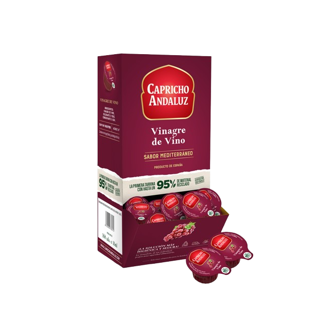 VINAGRE PORCION COSECHA TARR-10.ML.CAJA168.UD