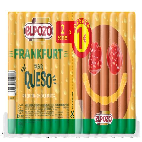SALCHICHA E/POZO FRANKF QUESO C/15083 140X2 280G 