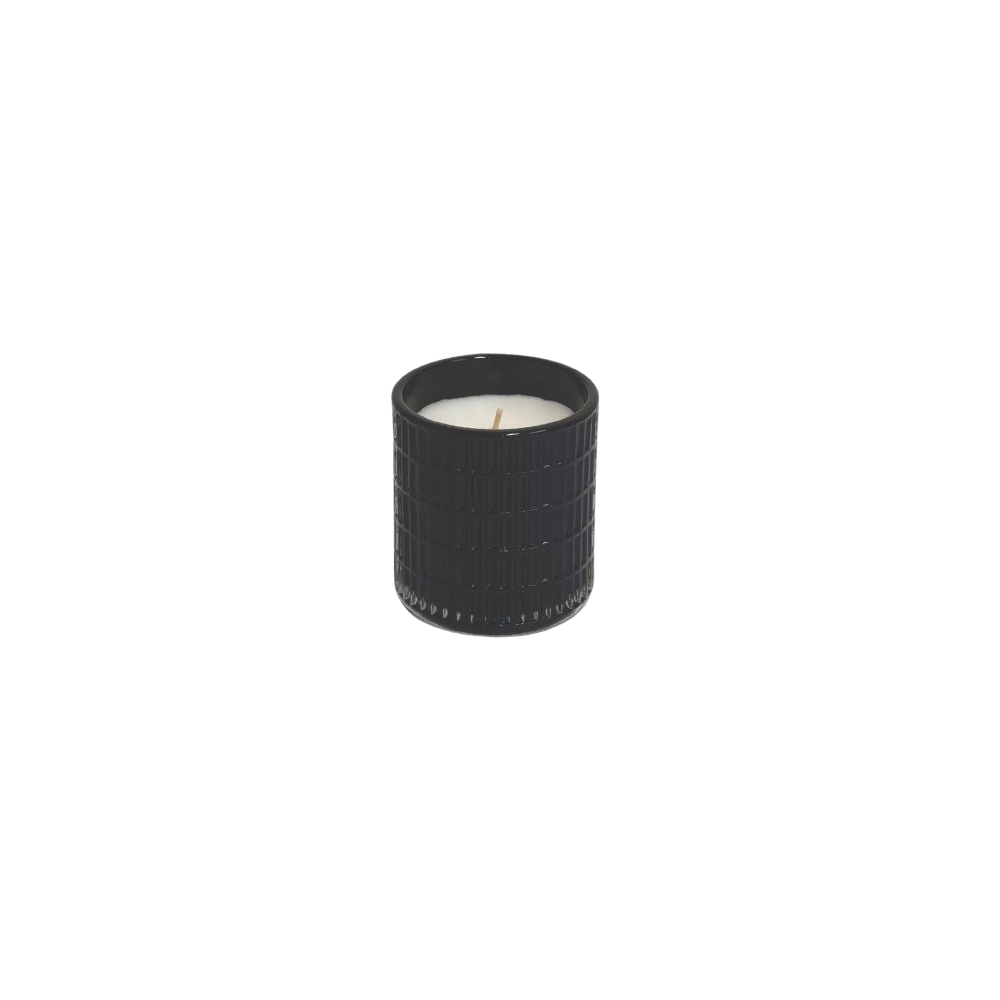 VELA AMBIENT. VASO RELIEVE NEGRO BLACK SAPPHIRE