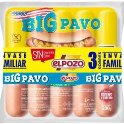 SALCHICHA E/POZO BIG PAVO C/14237 P/3.X200G (2.5€)
