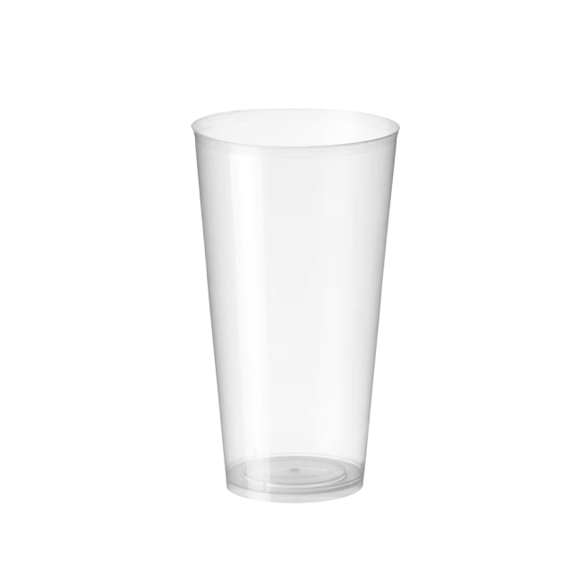 VASO PLASTICO REUTILZ.LITRO VASOMADRID BOLSA/25 UD