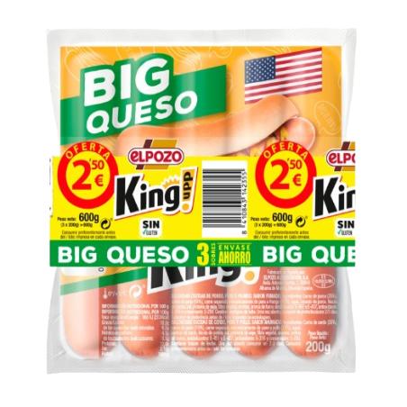 SALCHICHA E/POZO BIG QUESO C/14235 P/3 X200G(2.5€)