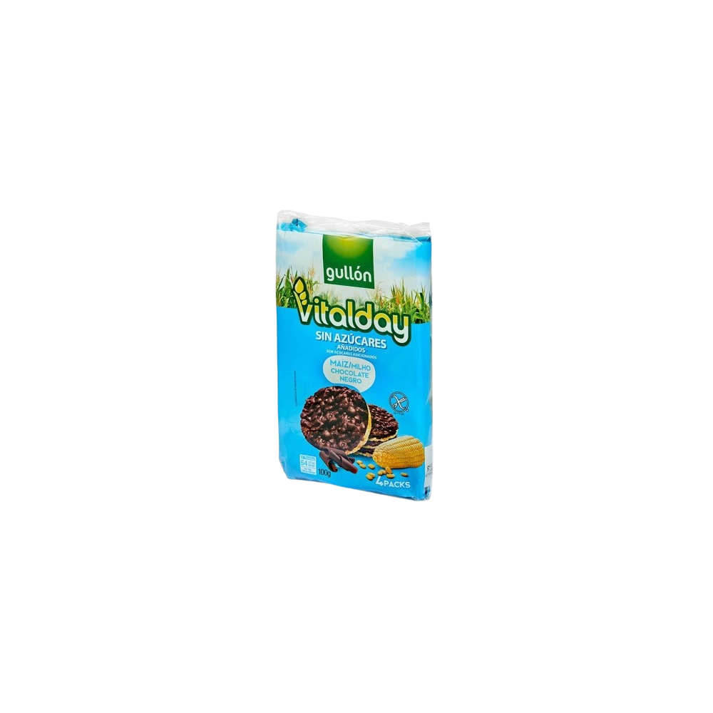 TORTITAS GULLON MAIZ C/CHOCOLATE PACK-4 UD