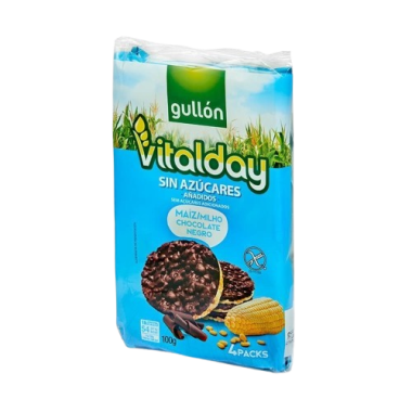 TORTITAS GULLON MAIZ C/CHOCOLATE PACK-4 UD