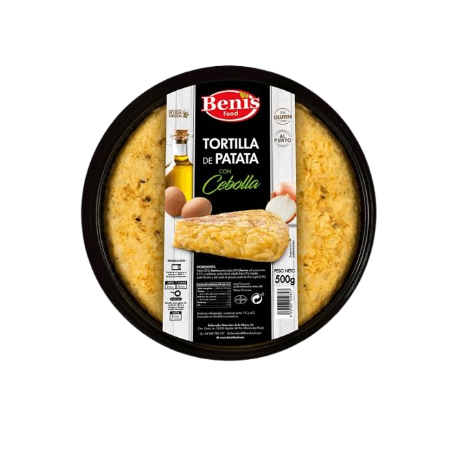 TORTILLA PATATA BENIS C/CEBOLLA 500GR