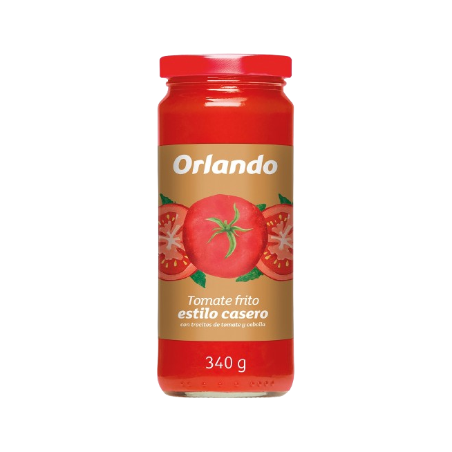 TOMATE FRITO ORLANDO CASERO T/C 340 GR