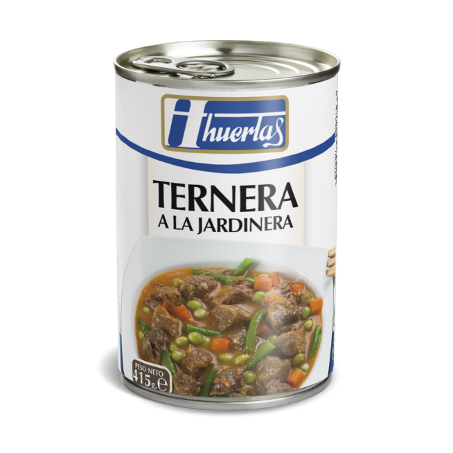 TERNERA A LA JARDINERA HUERTAS L/415GR