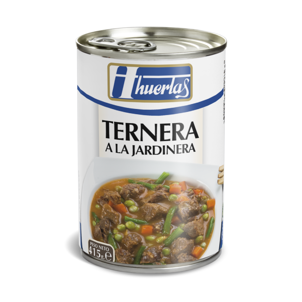 TERNERA A LA JARDINERA HUERTAS L/415GR