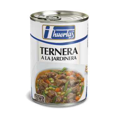 TERNERA A LA JARDINERA HUERTAS L/415GR