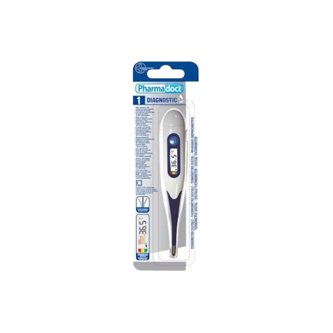 TERMOMETRO DIGITAL PHARMADOCT PUNTA FLEXIBLE