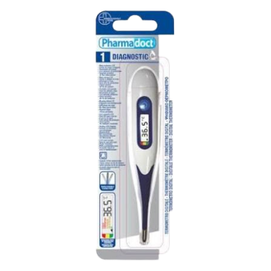 TERMOMETRO DIGITAL PHARMADOCT PUNTA FLEXIBLE