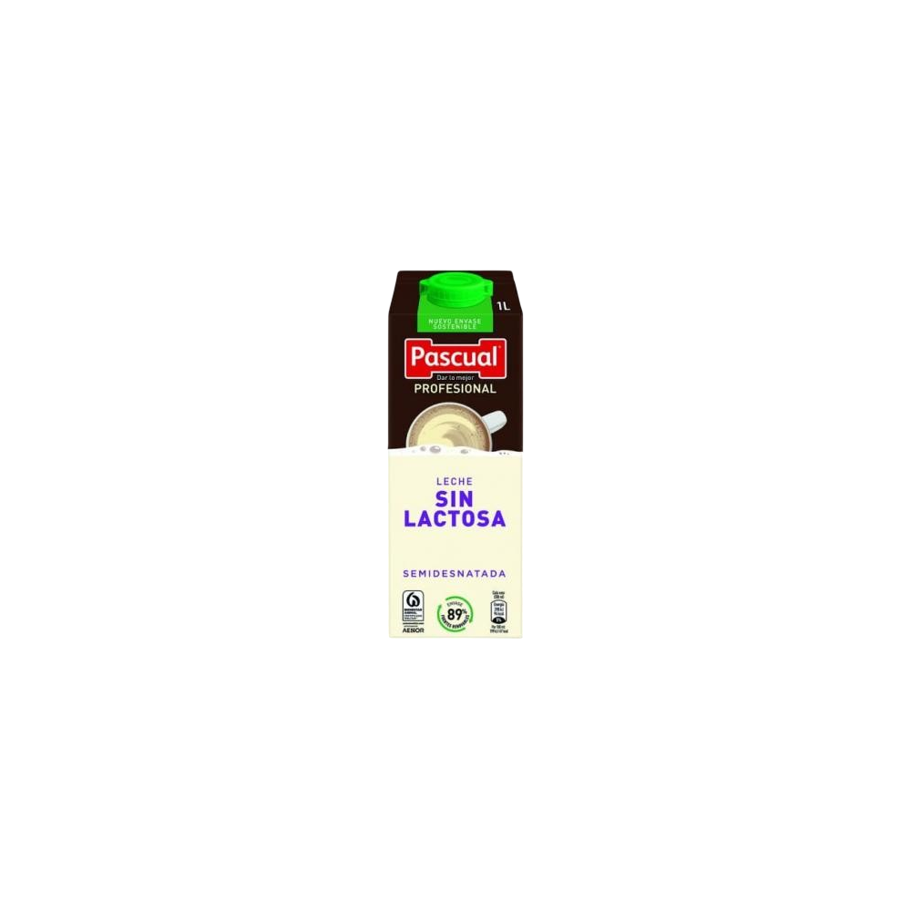 LECHE PASCUAL PROFESIONAL SIN LACTOSA/SEMI B/1L