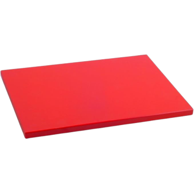 TABLA CORTAR PLASTICO ROJA PARA PESCADO METALTEX