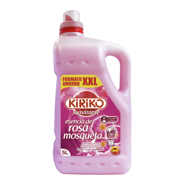 SUAVIZANTE KIRIKO ROSA MOSQUETA 110 DOSIS G/5 LITR