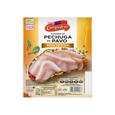PECHUGA PAVO POZO LONCHA BRASEAD (1€) C/14919 80GR