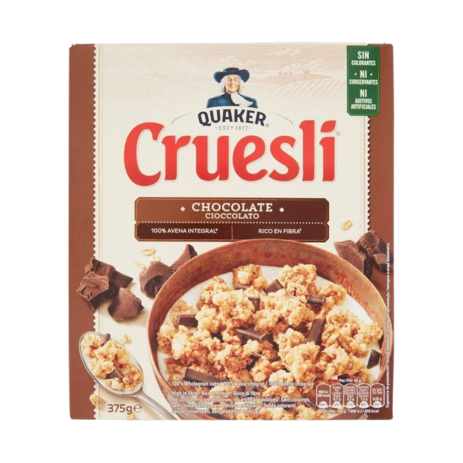 CEREALES CRUESLI CHOCOLATE P/375 GR