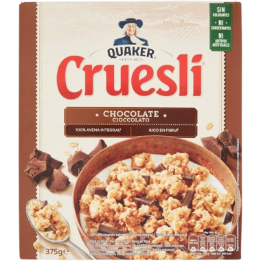 CEREALES CRUESLI CHOCOLATE P/375 GR
