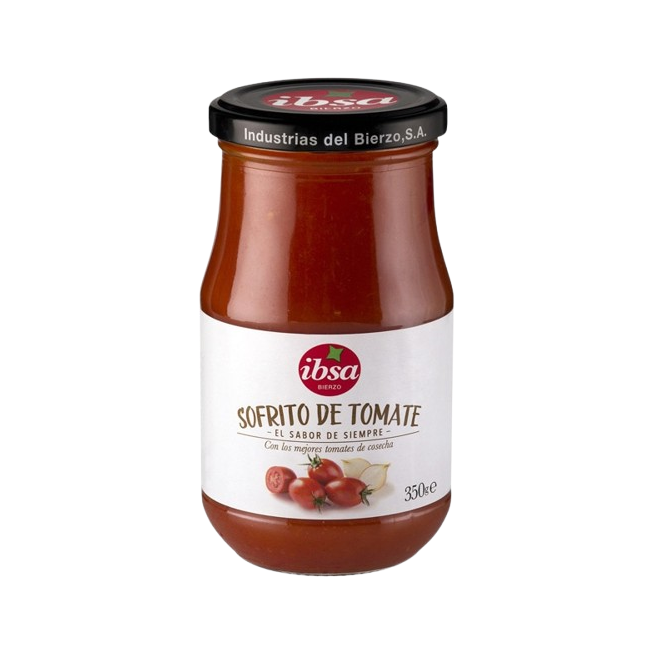 SOFRITO TOMATE IBSA TARRO CRISTAL 350 GR