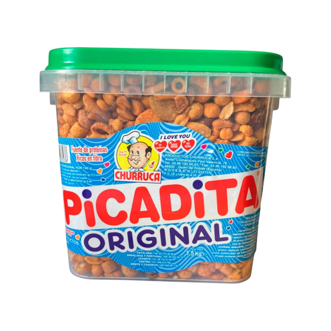 FRUTOS SECOS COCTEL CHURRUCA PICADITA CUBO 1.5 KG