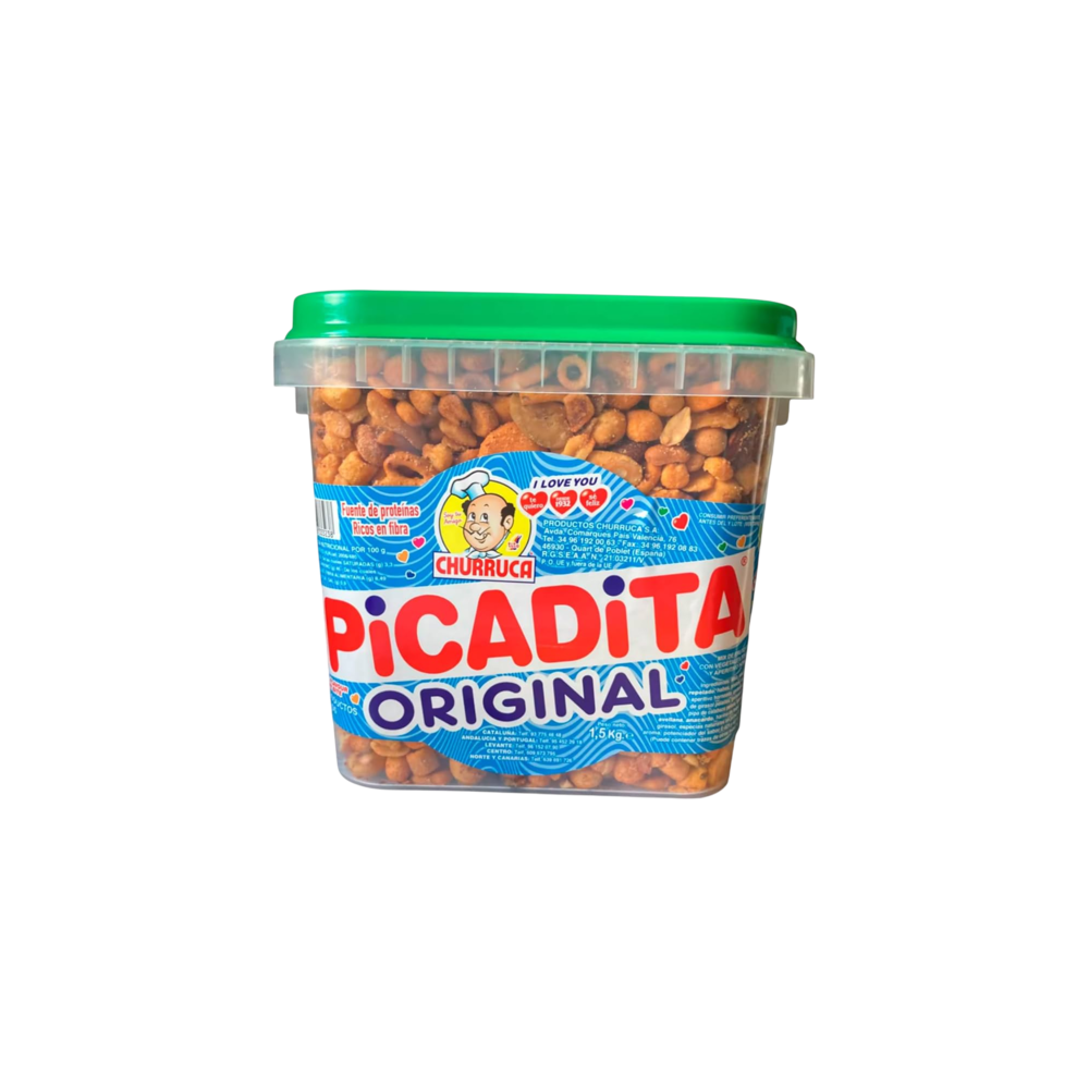 FRUTOS SECOS COCTEL CHURRUCA PICADITA CUBO 1.5 KG