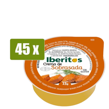 SOBRASADA IBERITOS PORC. 23 GR C/45 UD