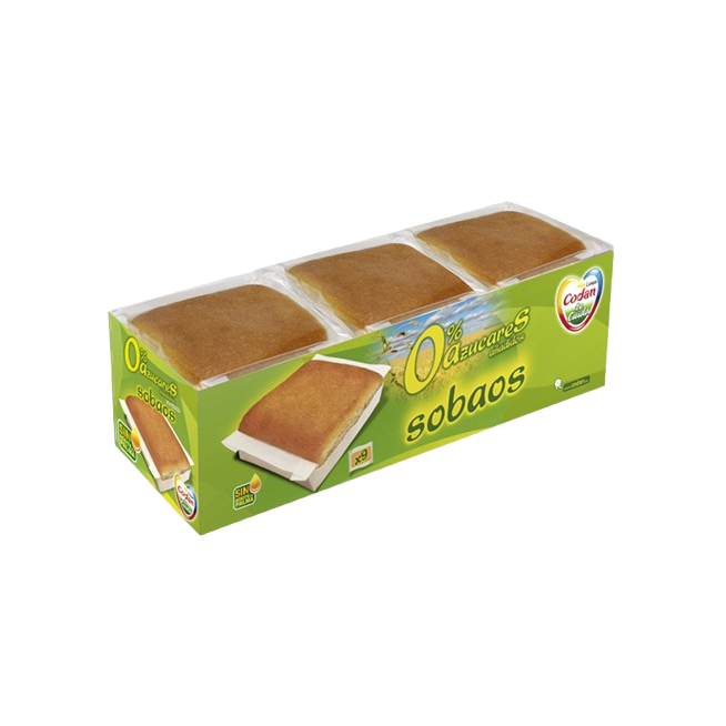 SOBAOS 0% AZUCAR CODAN B/9 UD