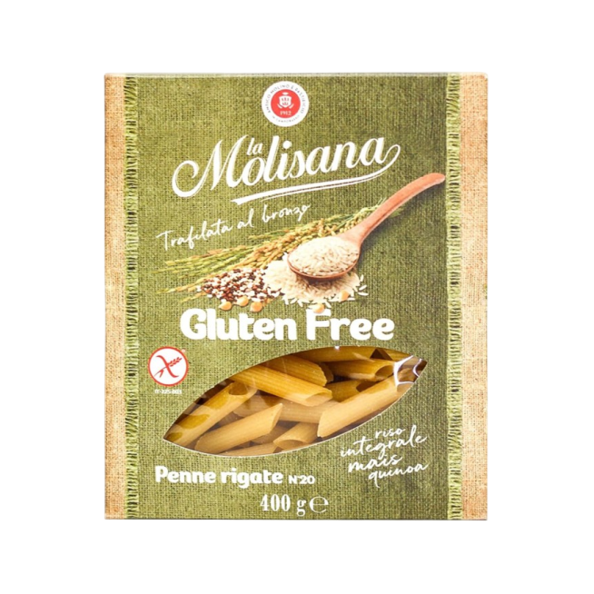 MACARRONES PENNE SIN GLUTEN LA MOLISANA B/400 GR