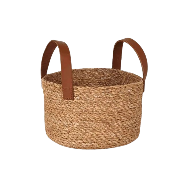 CESTA PAN CON ASA PIEL 15X12CM REF/B101V008