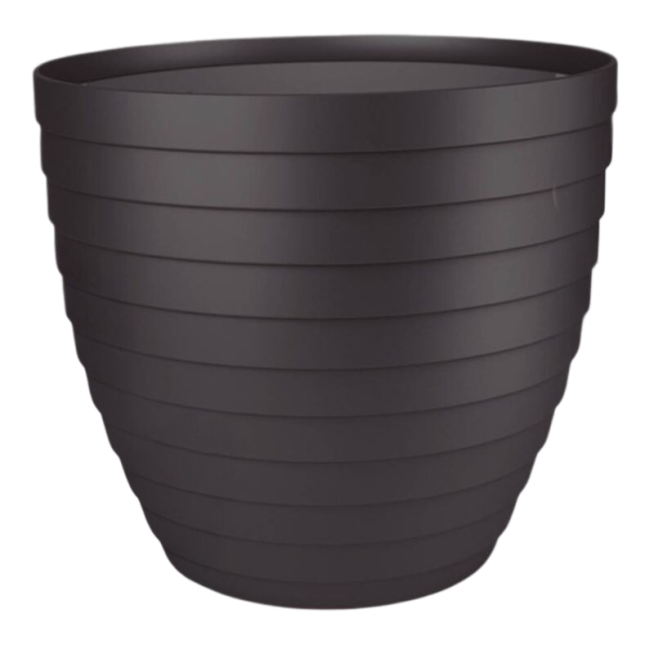 MACETA POMARA 130MM GRIS ANTRACITA