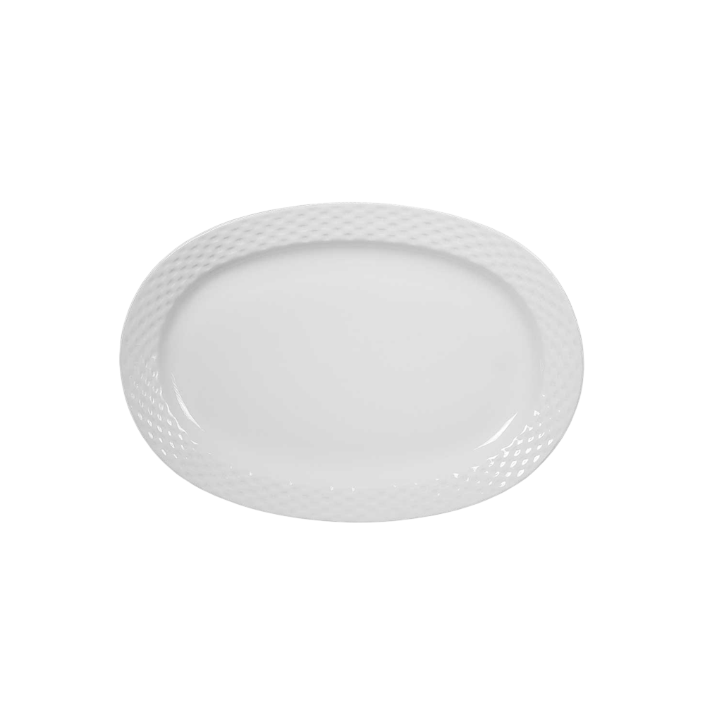 FUENTE OVAL 24 CM TRENZADO REF/1292