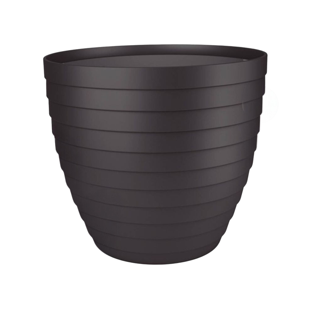 MACETA POMARA 180MM GRIS ANTRACITA
