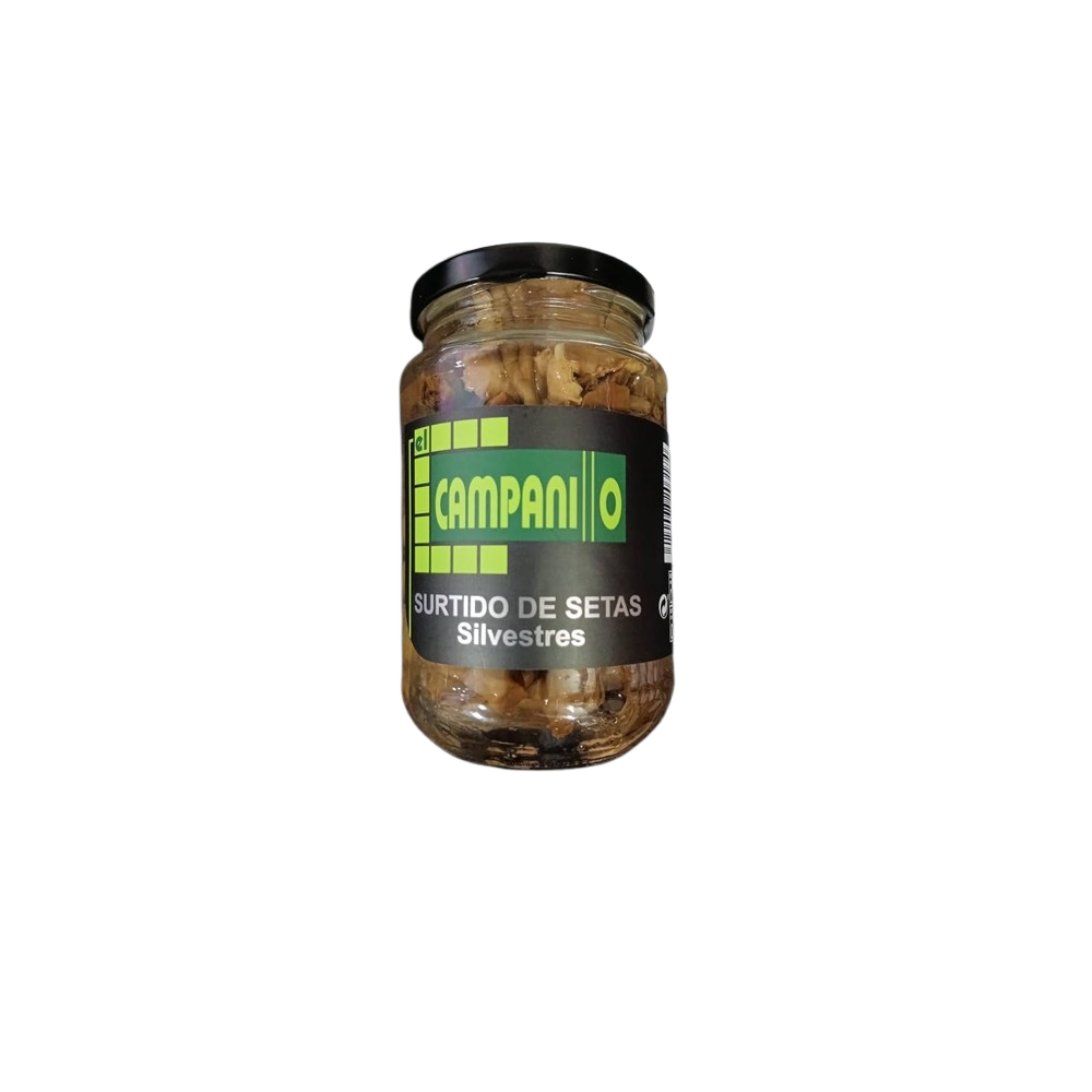 SETAS MEZCLAS EL CAMPANILLO TARRO CRISTAL 350 GR