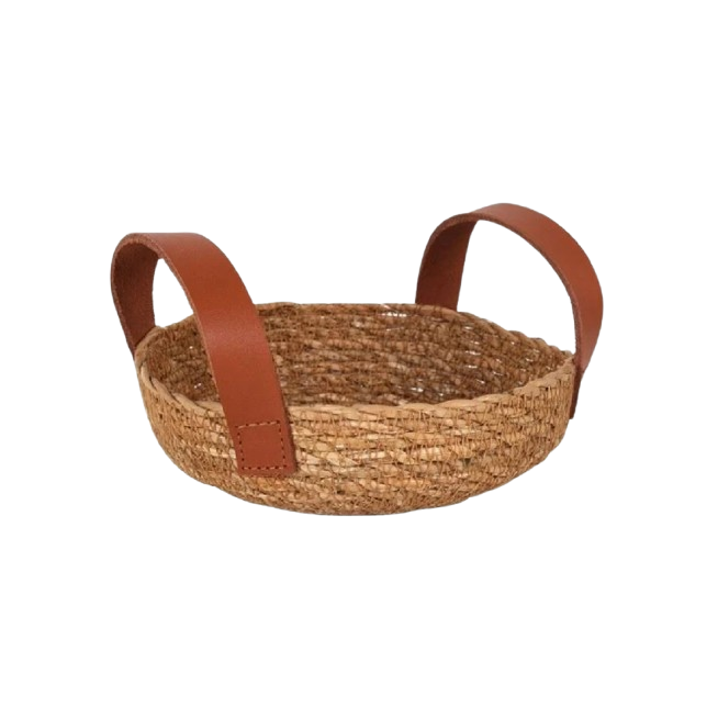 CESTA PAN CON ASA PIEL 20X7CM REF/B101V002
