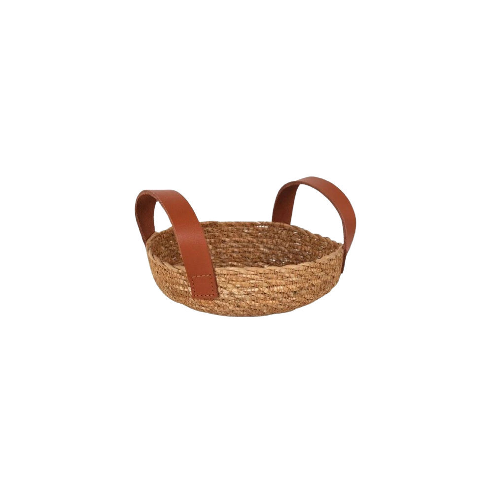 CESTA PAN CON ASA PIEL 20X7CM REF/B101V002