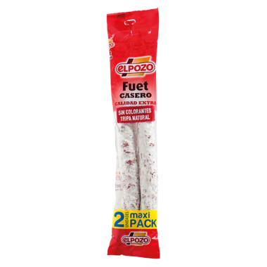 FUET CASERO DUPLO C/12206 POZO PACK-2 UNIDADES