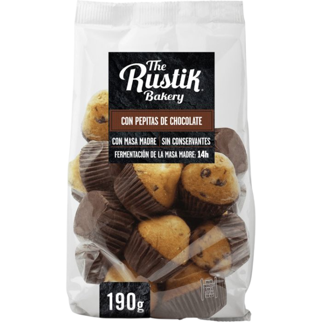 MAGDALENA MINI PEPITAS CHOCO BIMBO RUSTIK 190GR