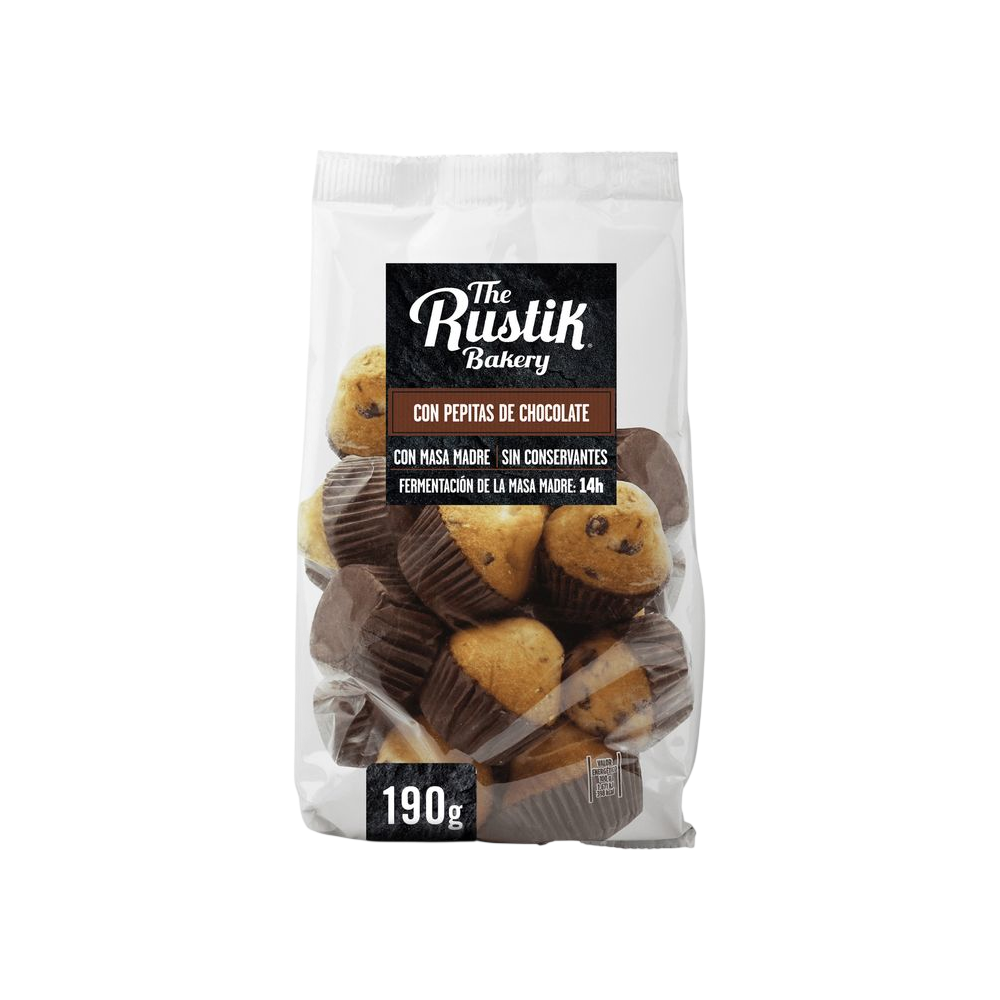 MAGDALENA MINI PEPITAS CHOCO BIMBO RUSTIK 190GR
