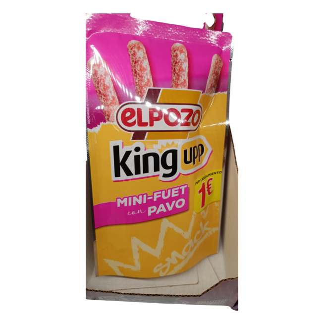 FUET MINI E/POZO  PAVO (1€) B/ 40GR