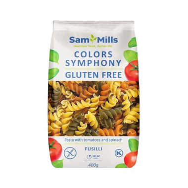 FUSILLI TRICOLOR  SAMMILLS S/GLUTEN B/400 GR