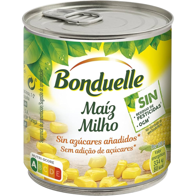 MAIZ DULCE  BONDUELLE LATA 300 GRAMOS