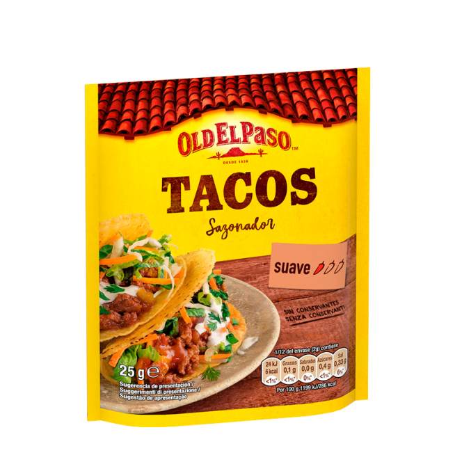SAZONADOR TACOS OLD EL PASO S/25 GR